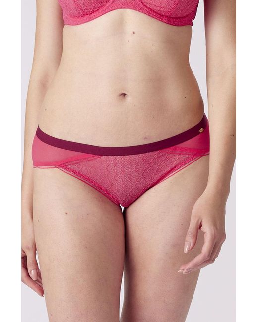 Pretty Polly Pink Delicate Lace Brief