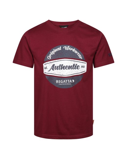 Regatta Red Original Cotton T-Shirt for men