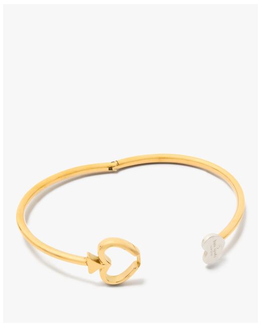 Kate Spade Metallic Statement Spade Hinge Bangle