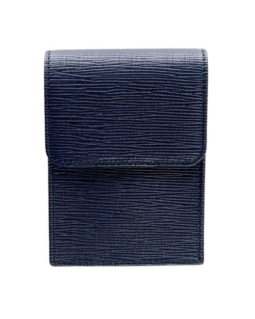 Hackett Blue Mayfair Curzon Card Holder for men