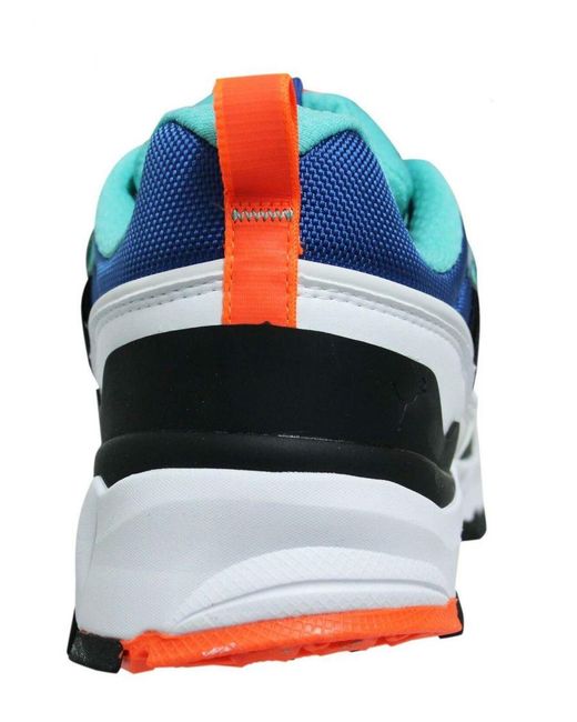 PUMA Blue Trailfox Overland Low Lace Up Trainers 369824 02 for men