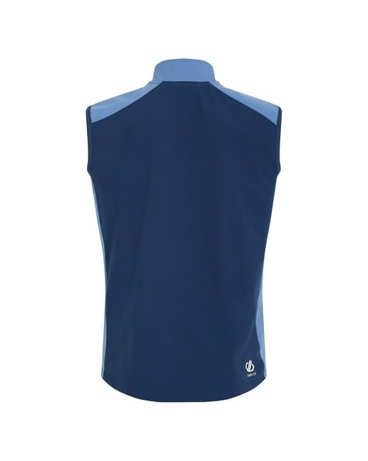 Dare 2b Blue Color Block Mock Neck Softshell Jacket for men