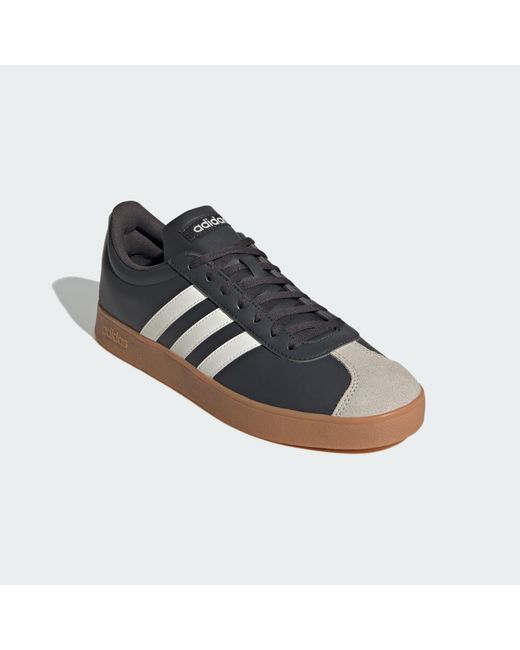 Adidas Blue Vl Court Base Shoes for men