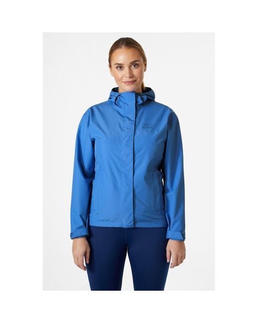 Helly Hansen Sport Seven J Dames Blauwe Regenjas in het Blue