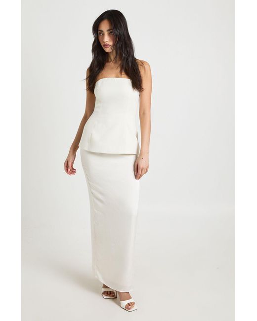 Boohoo White Bandeau 2