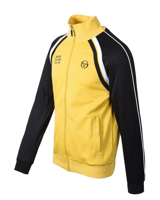 Sergio Tacchini Yellow Ghibli Davis Track Top Mango Mint for men