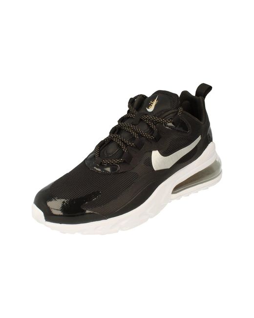 Nike Black Air Max 270 React Trainers
