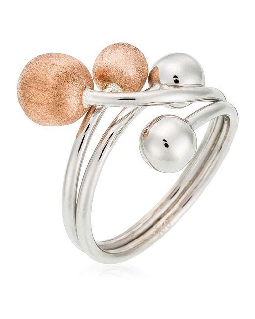 Orphelia Metallic 925 Sterling Ring
