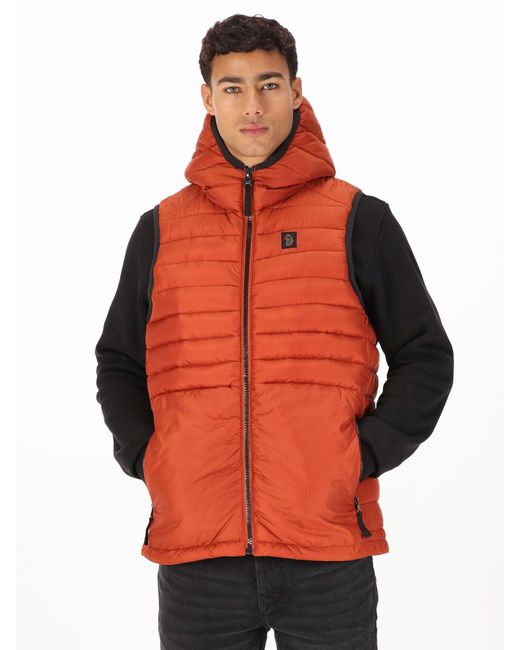 Luke 1977 Orange Bub Hood 2 Gilet for men