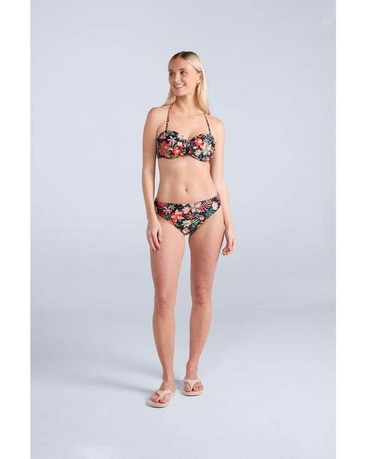 Mountain Warehouse Multicolor 'Docks' Printed Bikini Bottoms Chlorine & Salt Water Resistant Summer Swimwear