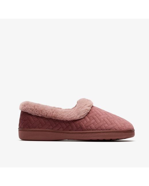 Clarks Red Luna Dream Rose Slippers