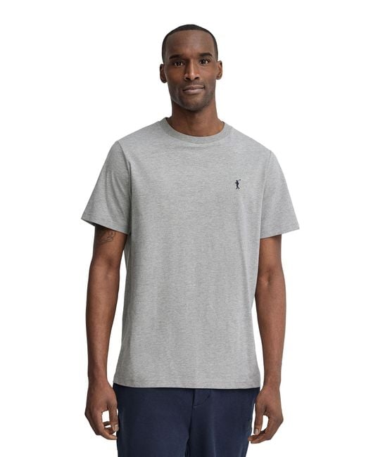 POLO CLUB Gray Short Sleeve Crew Neck T-Shirt for men