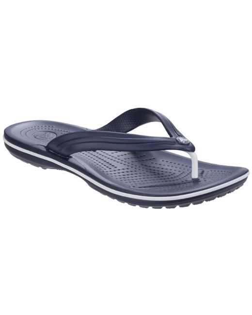 CROCSTM Blue Crocband Flip Flops
