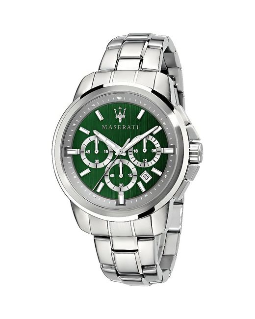 Maserati Metallic R8873621017 Successo Chronograph Watch With Dial for men