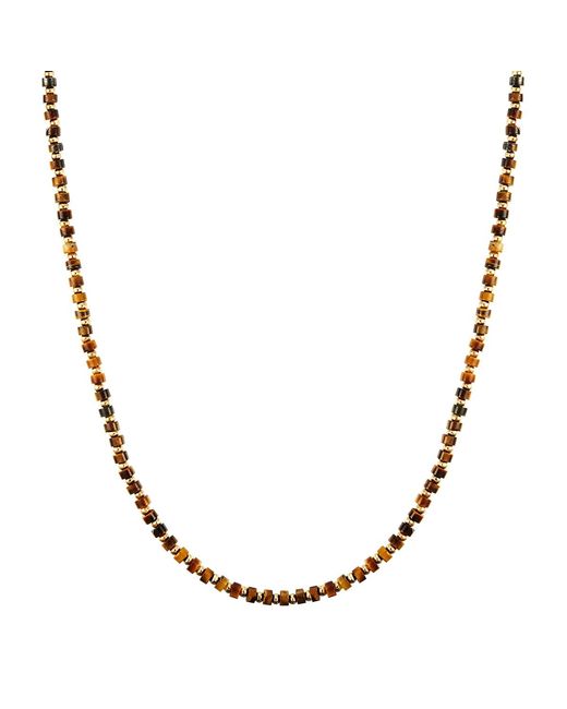 YOKOAMII Brown Metal (Alloy) Necklace