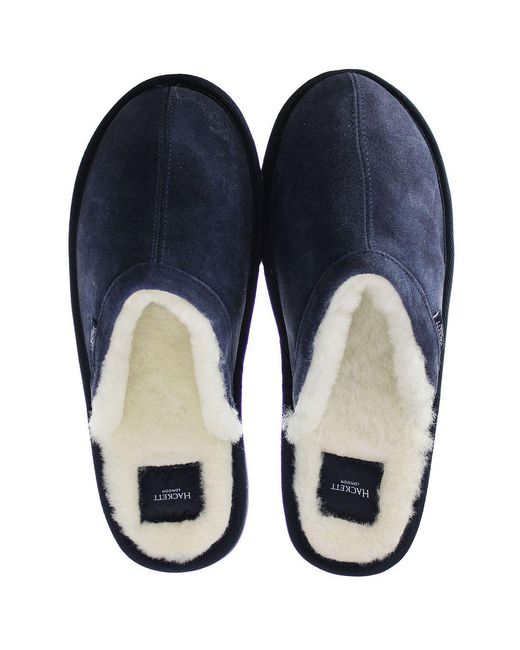 Hackett Blue Stepney Slippers for men