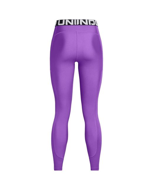 Under Armour Purple Heatgear Leg