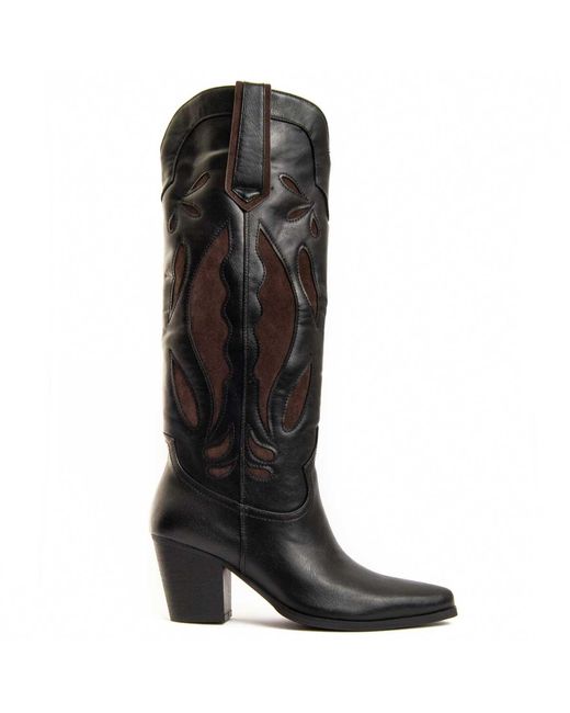 Montevita Black Heel Boot Tejan5