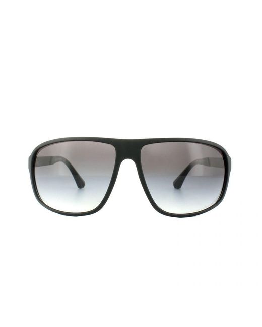 Emporio Armani Gray Sunglasses 4029 50638G Rubber Gradient for men