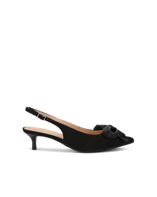KG by Kurt Geiger Black Suedette Adore Heels