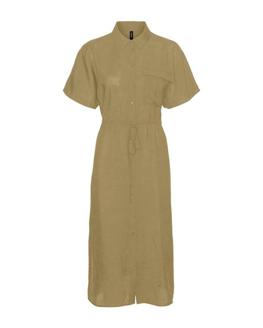 Vero Moda Green Gbvero Blousejurk Vmiris Groen