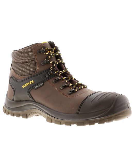 Stanley Brown Safety Boots Rchmond Leather Lace Up for men
