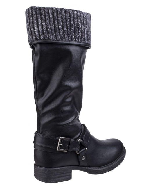 Divaz Blue Monroe Tall Boot