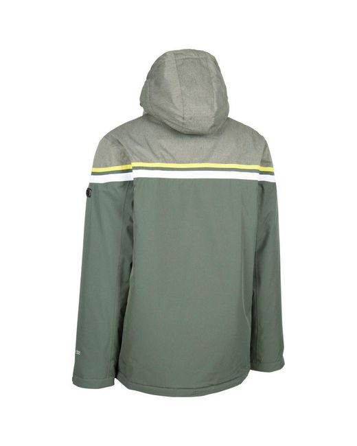 Trespass Green Dexy Ski Jacket (Ivy) for men