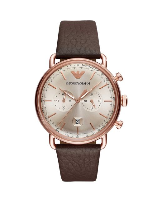 Emporio Armani Metallic Aviator Watch Ar11106 for men