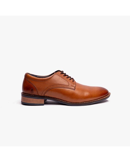 Hush Puppies Brown Damien Formal Lace-Up Shoes Tan for men