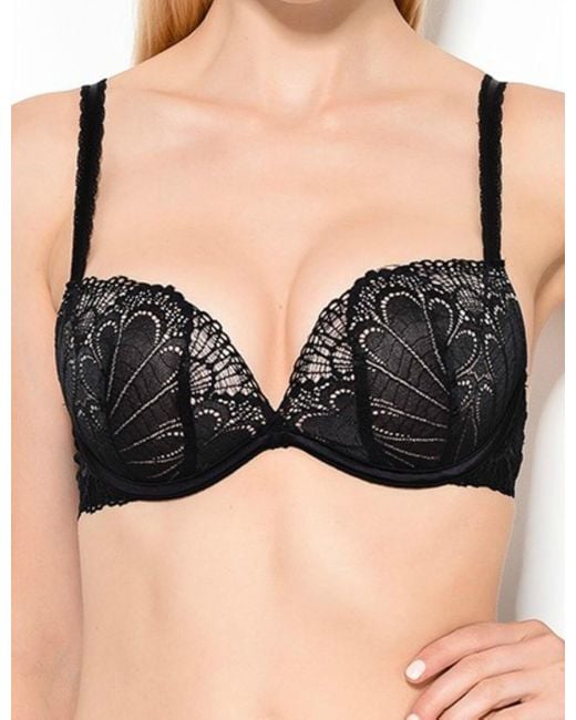 Wonderbra Black Refined Glamour Full Effect Gel Bra