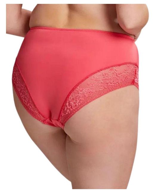 Sculptresse By Panache Red Roxie High Waist Brief