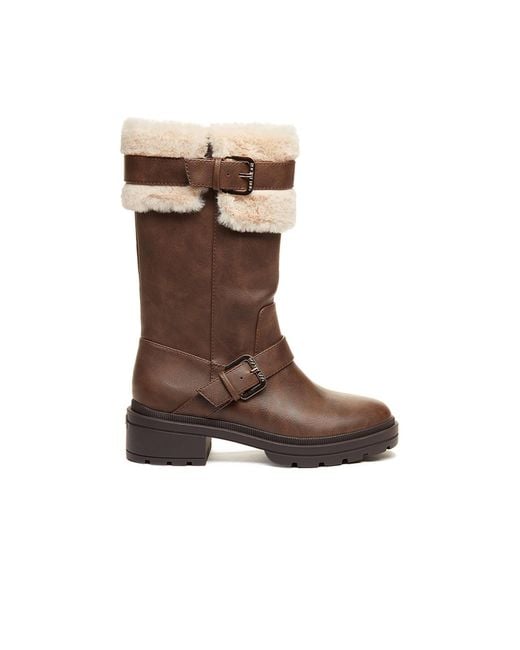 Rocket Dog Brown Ladies Igloo Knee-High Boots