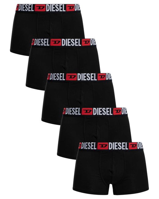 DIESEL 5 Pack Boxer in het Black voor heren