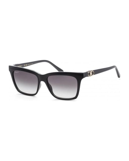 Ferragamo Black Sf1027S 55 001 Sunglasses