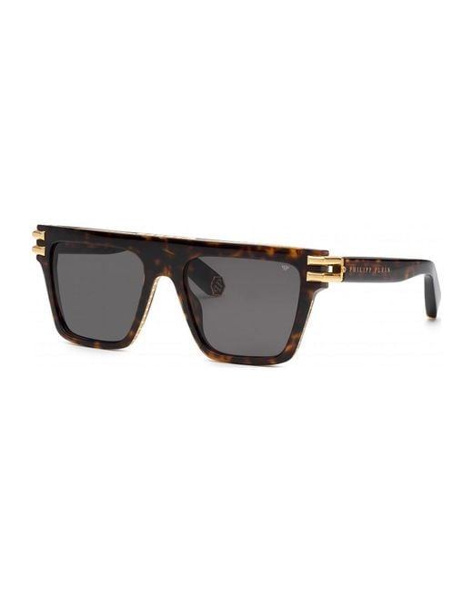 Philipp Plein Black Spp108M 56 0722 Sunglasses