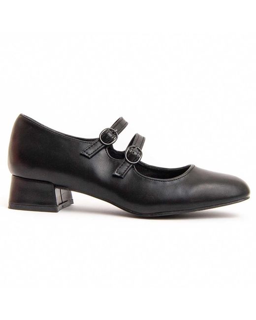 Montevita Black Heel Shoe Manna2