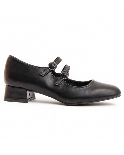 Montevita Black Heel Shoe Manna2