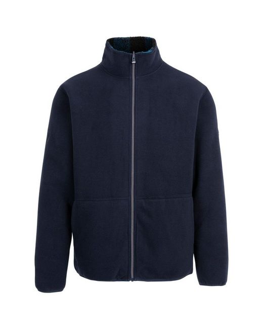 Trespass Blue Tatsfield Fleece Jacket for men
