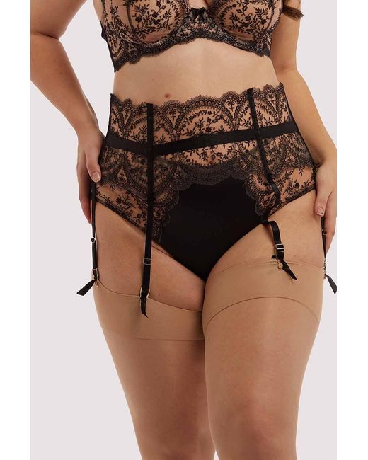 Dita Von Teese Lingerie Brown Severine Suspender Curve