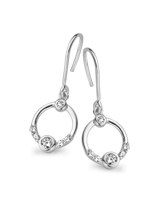 Orphelia Metallic 925 Sterling Drop Earrings