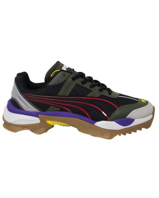 PUMA Blue Nitefox Offroad Low Lace Up Trainers 371498 02 Textile for men