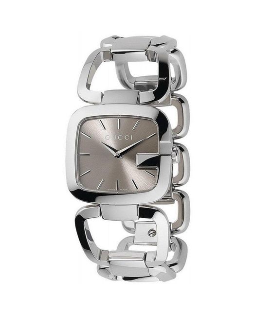Gucci Metallic Ya125402 G Dial 30Mm Ladies Watch