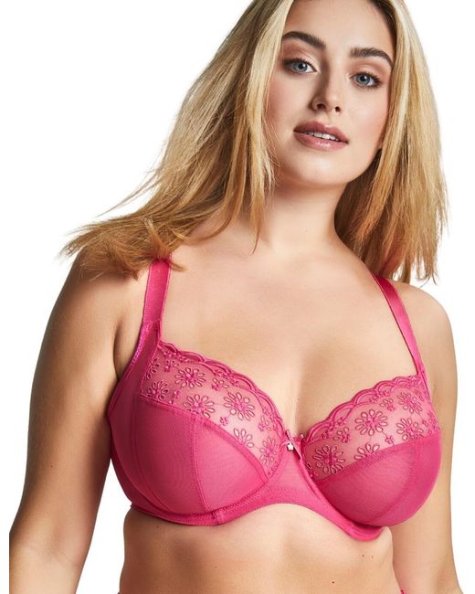 Sculptresse By Panache Pink 10836 Harmony Full Cup Bra