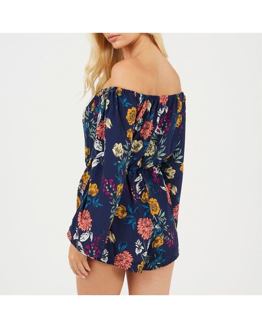 Brave Soul Blue Playsuit