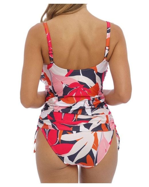 Fantasie Red Almeria Twist Front Tankini Top