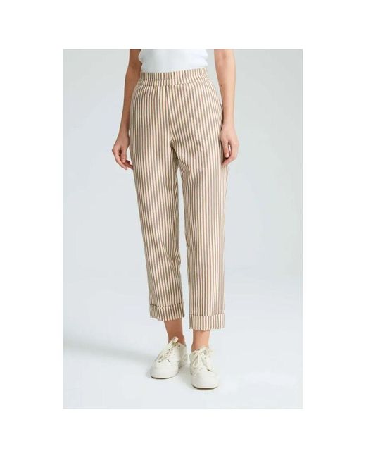 GUSTO White Striped Trousers