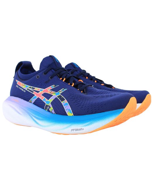 Asics Blue Gel-Nimbus 25 Lite-Show Running Shoes for men