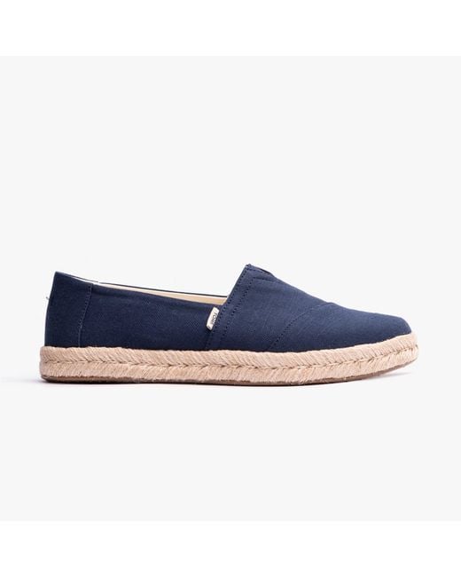 TOMS Blue Alpargata Rope 2.0 Espadrilles