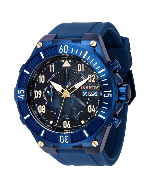 INVICTA WATCH Blue In-39893 Aviator Watch for men